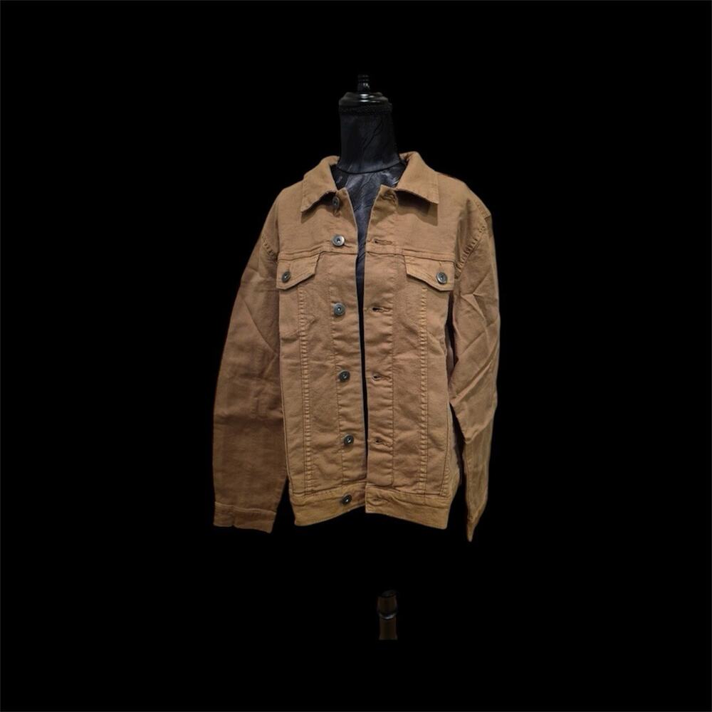 NEW Mens Size Large Goodfellow Brand Denim Jacket Stretch SIZE LARGE